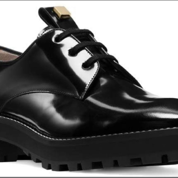 Stuart Weitzman Britton Black Oxfords - Picture 3 of 9